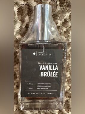 New & Sealed Hotel Collection Classic Room Spray~Vanilla Brûlée~3.4fl oz~$50